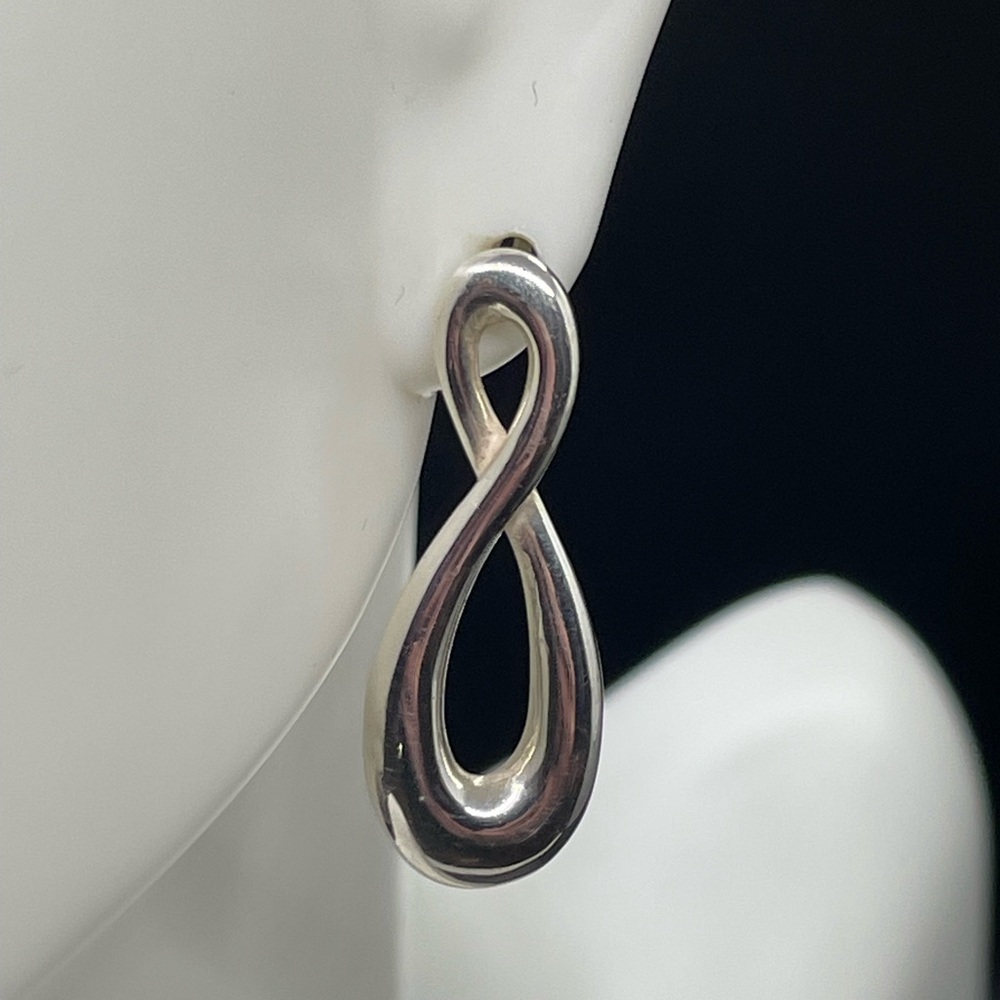 James Avery silver Infinity earrings